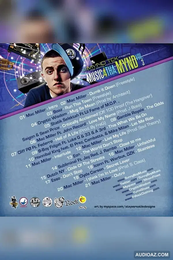DJ Mynd Tek-Music 4 Tha Mynd Vol. 3 (Hosted By Mac Miller-2009