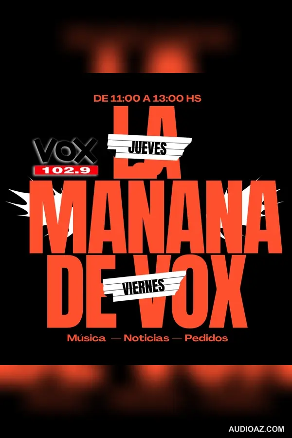 LA MAÑ ANA DE VOX 26 NOVIEMBRE