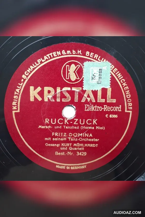 Ruck Zuck [Marschlied] - Kurt Mühlhardt & Fritz Domina Tanzorchester