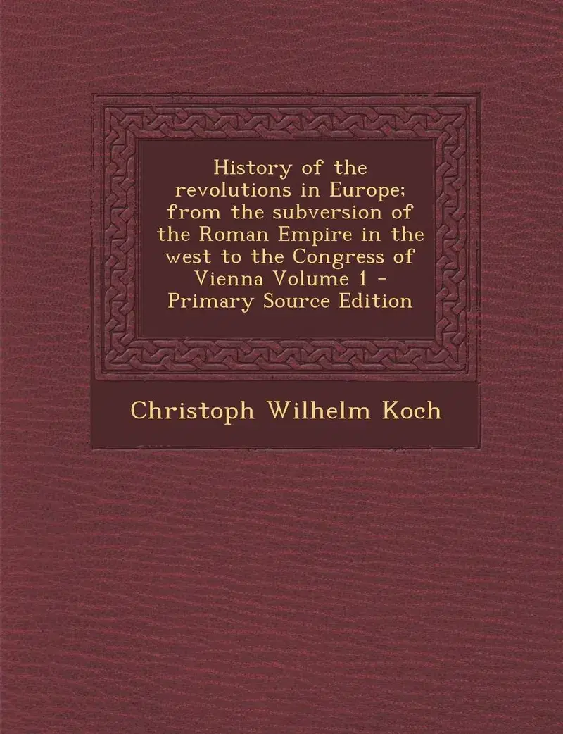 History of the Revolutions in Europe
