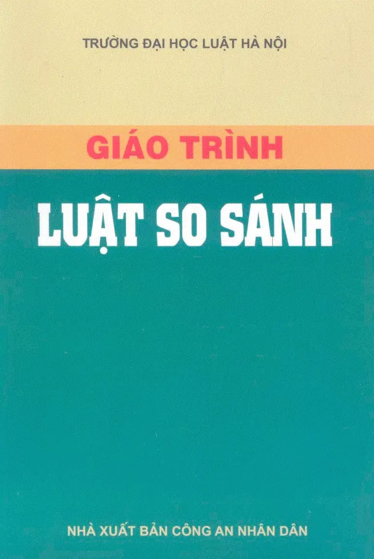 Luật so sánh. Tài liệu hướng dẫn học tập