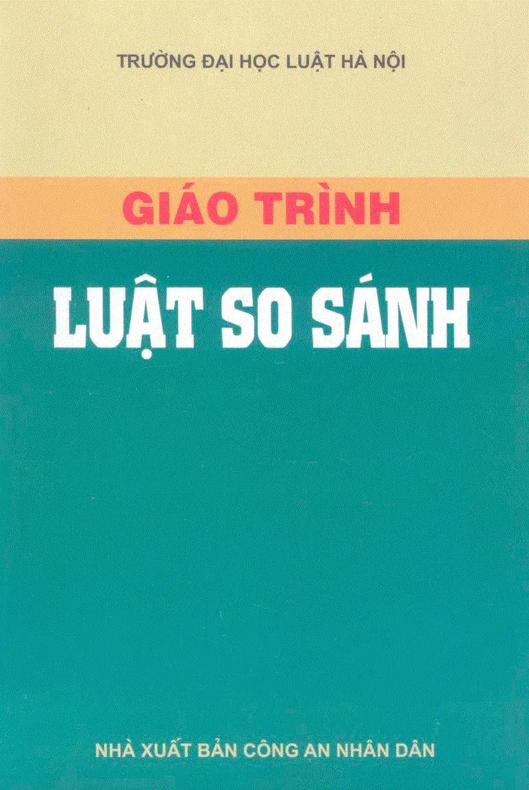 Luật so sánh. Tài liệu hướng dẫn học tập