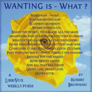 Wanting is - What?