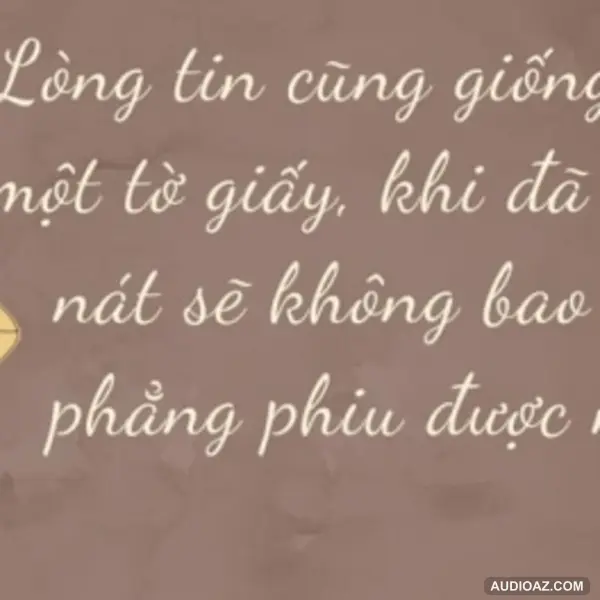 Làm gì để lấy lại lòng tin của vợ?
